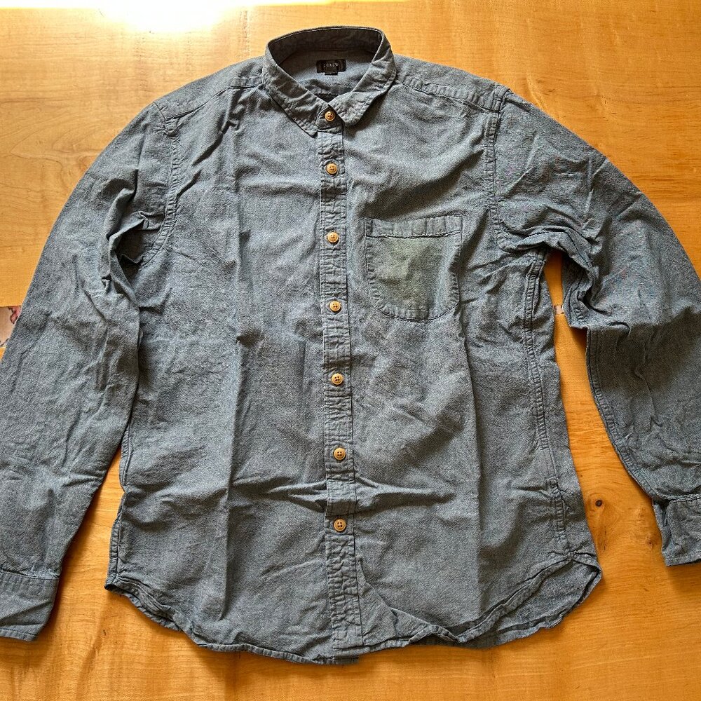 JCrew button down chambray shirt